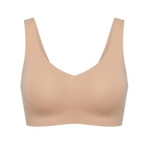 Honeylove SoftForm Wireless Bra Large 38 B/C Sand Nude Pullover Style
